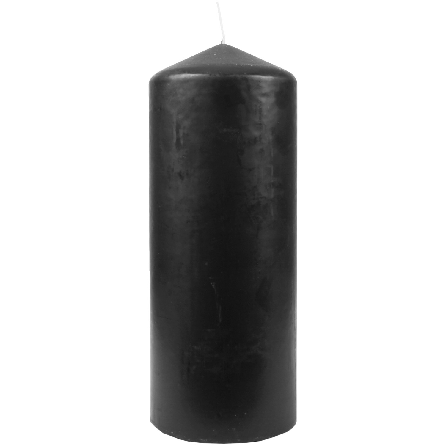 HS Candle Stumpenkerzen Ø6cm Schwarz Black günstig online kaufen