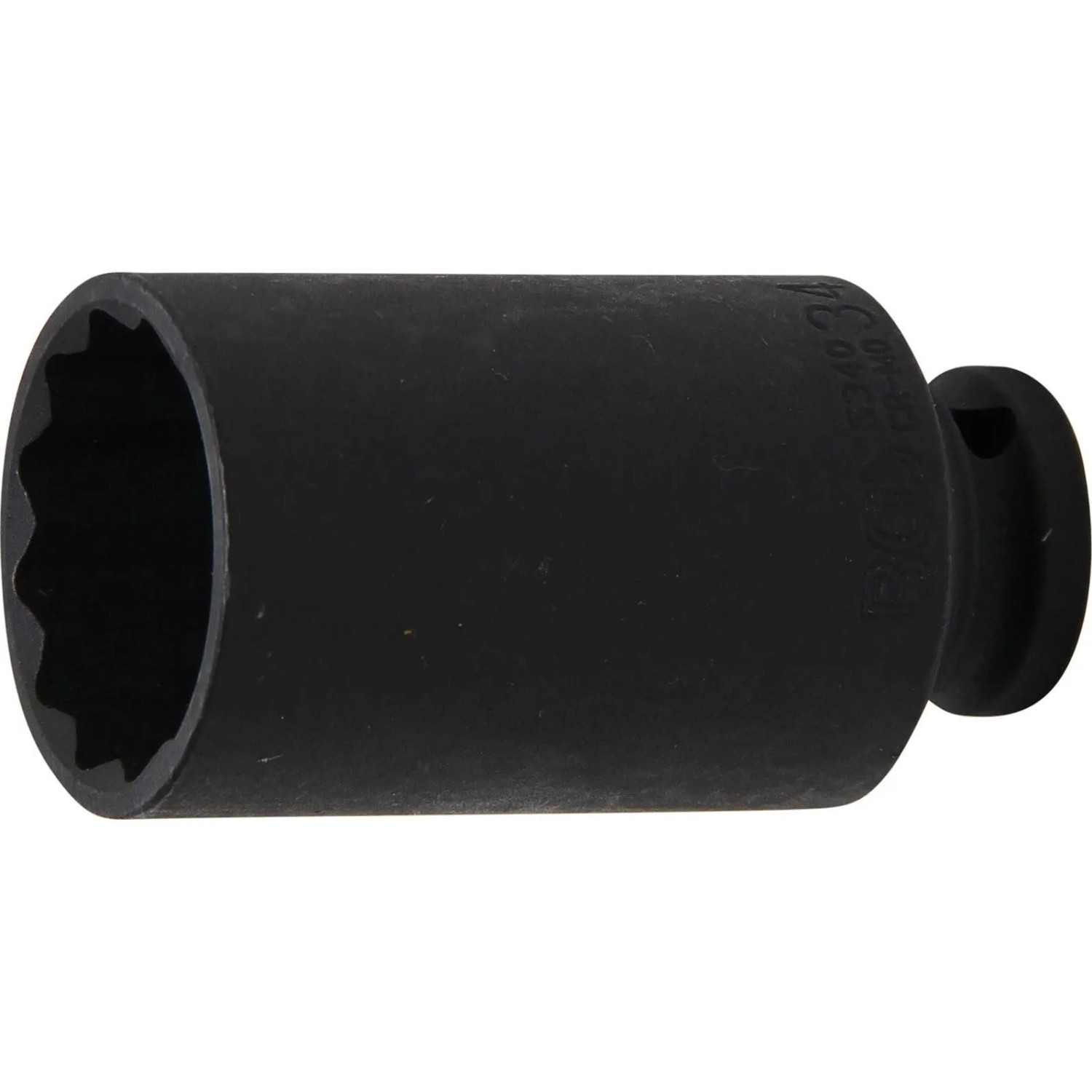 BGS Kraft Steckschlüssel Einsatz Zwölfkant Antrieb Innenvierkant 12 5 Mm  1 2 Zoll  SW 34 Mm 5340