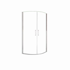 Duschparadies Duschkabine 80 x 80 cm Runddusche Höhe 195cm Viertelkreis Duschabtrennung 6mm Nano Glas Dusche Typ PHX