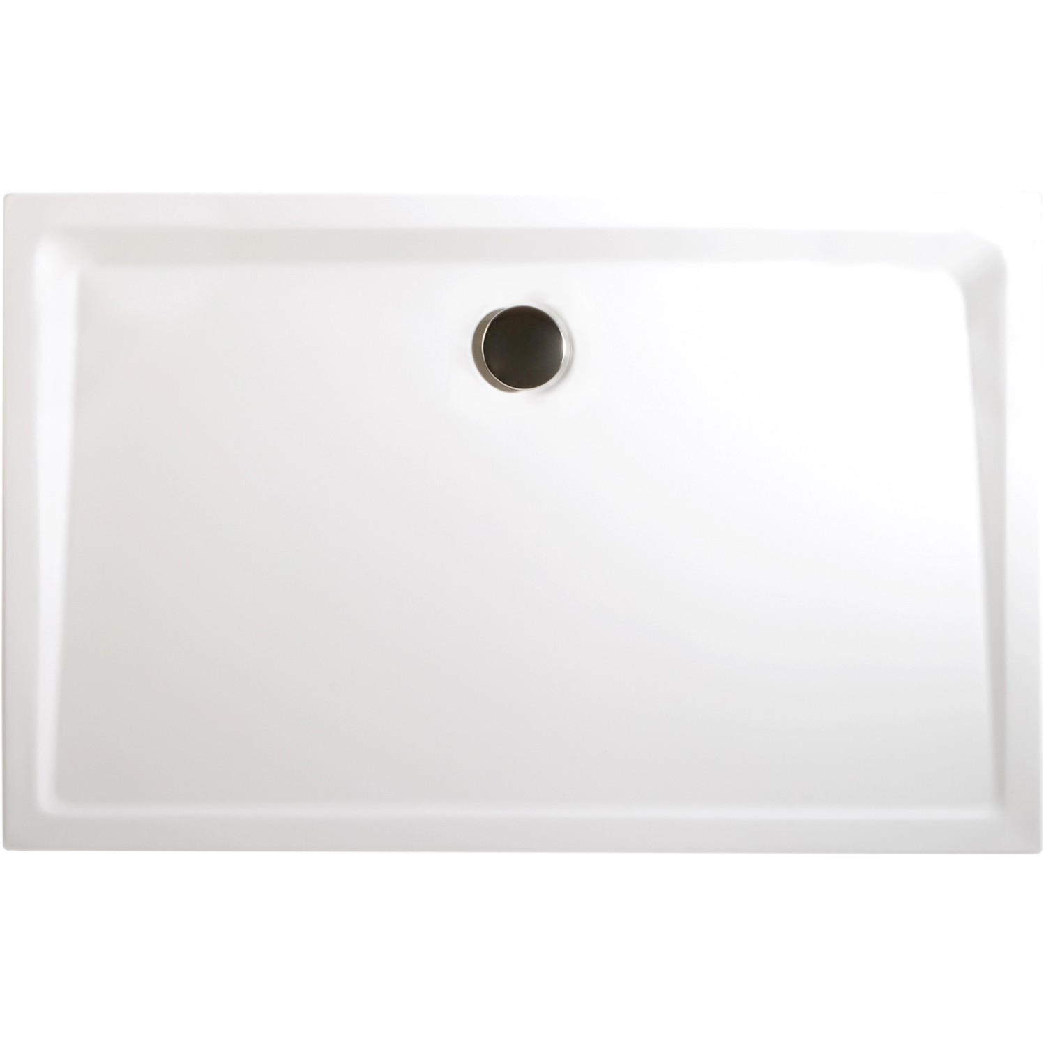 Schulte ExpressPlus Duschwanne eckig extra-flach Mineralguss asym. 90x120cm
