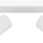 Weißer Globo Strahler Robby, 6-flammig, für GU10 Leuchtmittel, modernes Design.