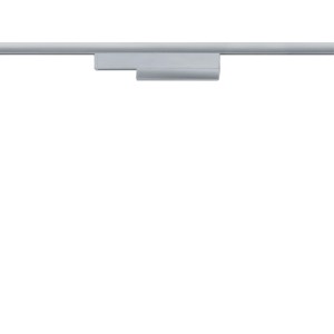 Paulmann URail Schienenadapter Zigbee 3.0 Smart Home, Chrom matt, für LED-Schienensysteme.