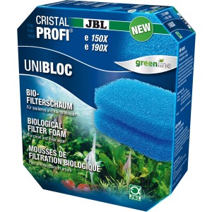 JBL Vorfilter CristalProfi e15/1901-2 UniBloc für Aquarien, Bio-Filterschaum im Karton.