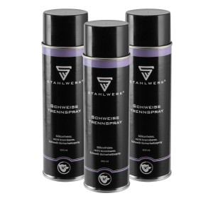 STAHLWERK Schweiß-Trennspray 3er Set, silikonfrei, für Löt- & Schweißarbeiten.