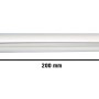 Verchromtes Tauchrohr, Ø 32 mm, 200 mm lang, zur Siphonverlängerung.