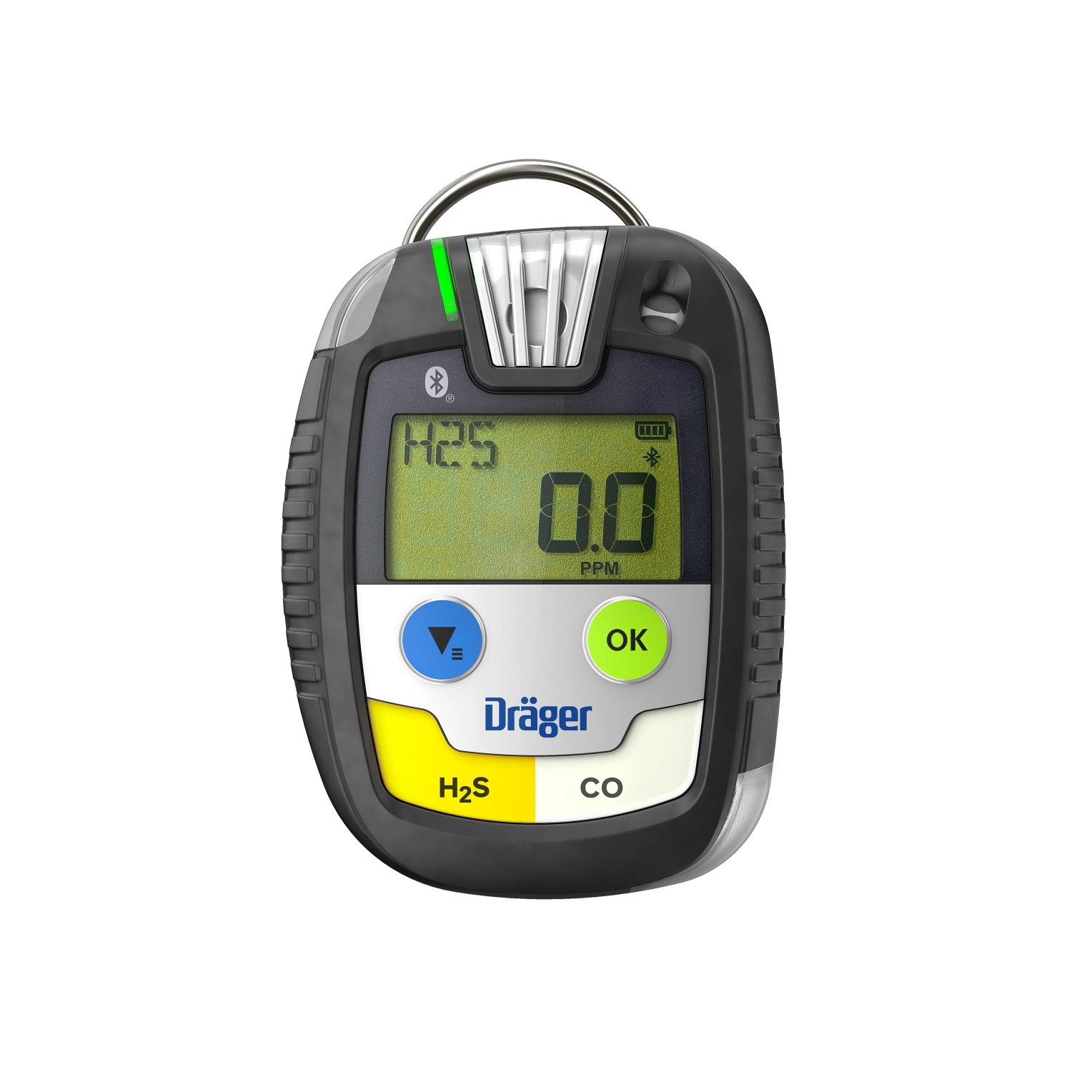 Dräger Pac 8500 für Schwefelwasserstoff und Kohlenstoffmonoxid H2S CO Schwarz