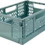 3-teiliges Klappboxen-Set Under The Sea in Blau-Grün für Kinderzimmer.