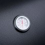 Detailaufnahme des Thermometers am El Fuego Kombigrill 3 in 1 Gasgrill.