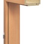 Türrahmen CPL Buche Blumig, 86x198,5x12,5 cm, Rechtsanschlag. Robuste Türzarge in Holzoptik.
