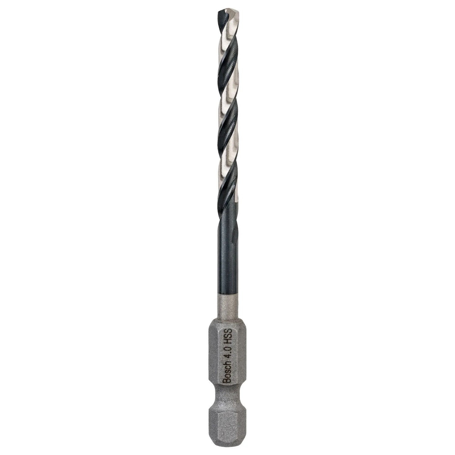 Bosch Spiralbohrer Pro Metal HSS-G Impact Ø 4 mm x 43 mm x 83 mm Silber