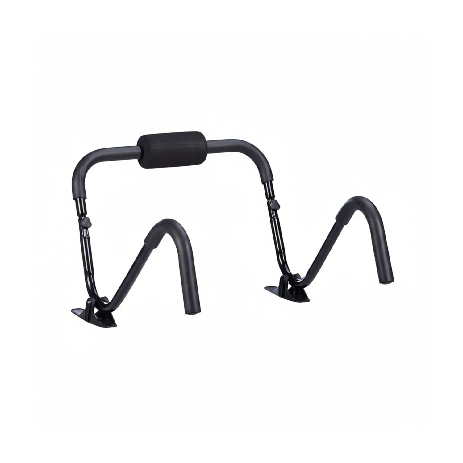 Relaxdays Bauchtrainer AB Roller Metall mit Standfuß 50 cm x 60 cm x 50 cm 1,8 kg