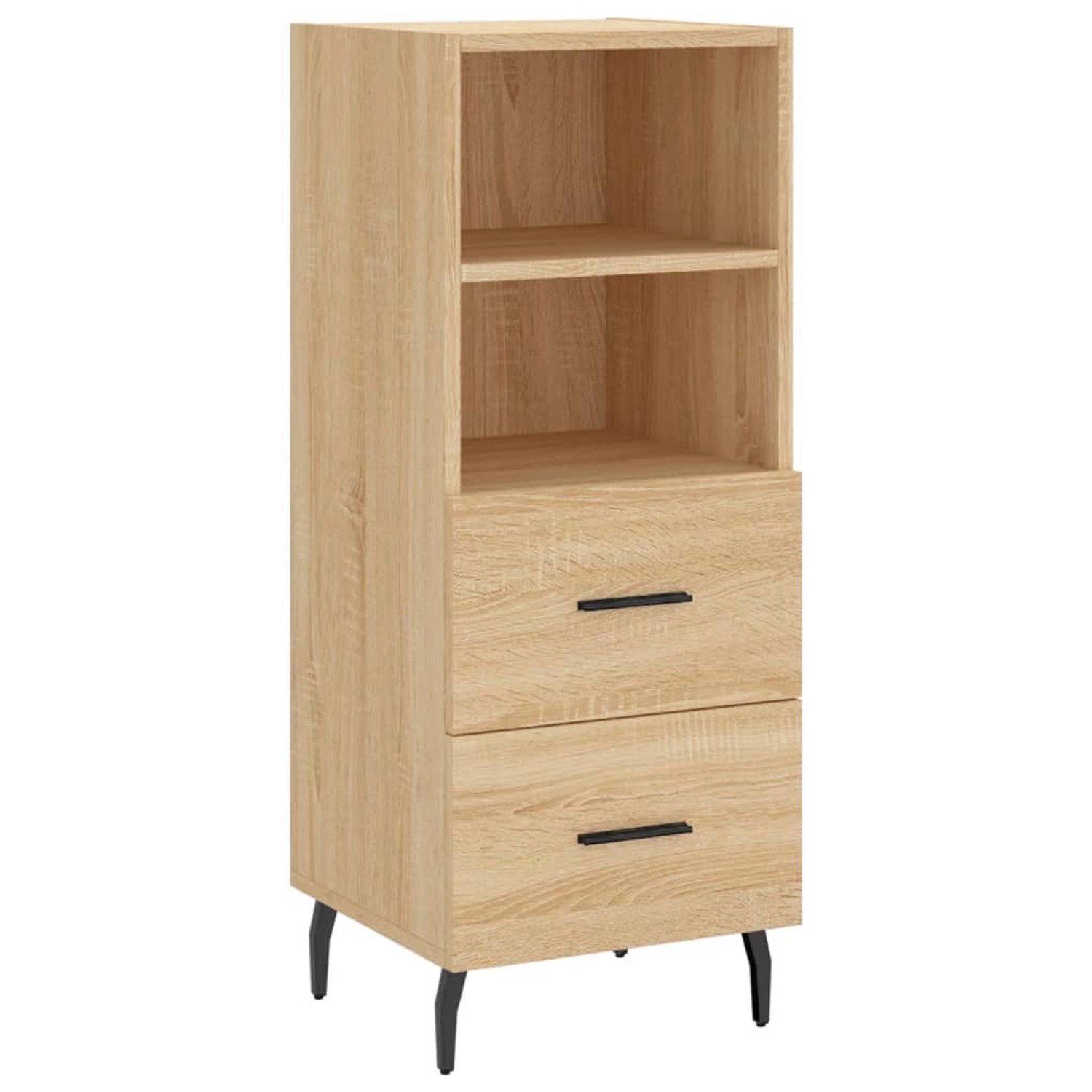 vidaXL Sideboard Sonoma-Eiche 34,5x34x90 cm Holzwerkstoff 828687