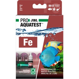 JBL ProAquaTest Fe Eisen Wassertest für Aquarien: Testkit zur Bestimmung des Eisengehalts.