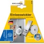 Schellenberg Rollladen Einlasswickler Maxi 105 mm, verzinkter Stahl, für Rollladenantriebe.