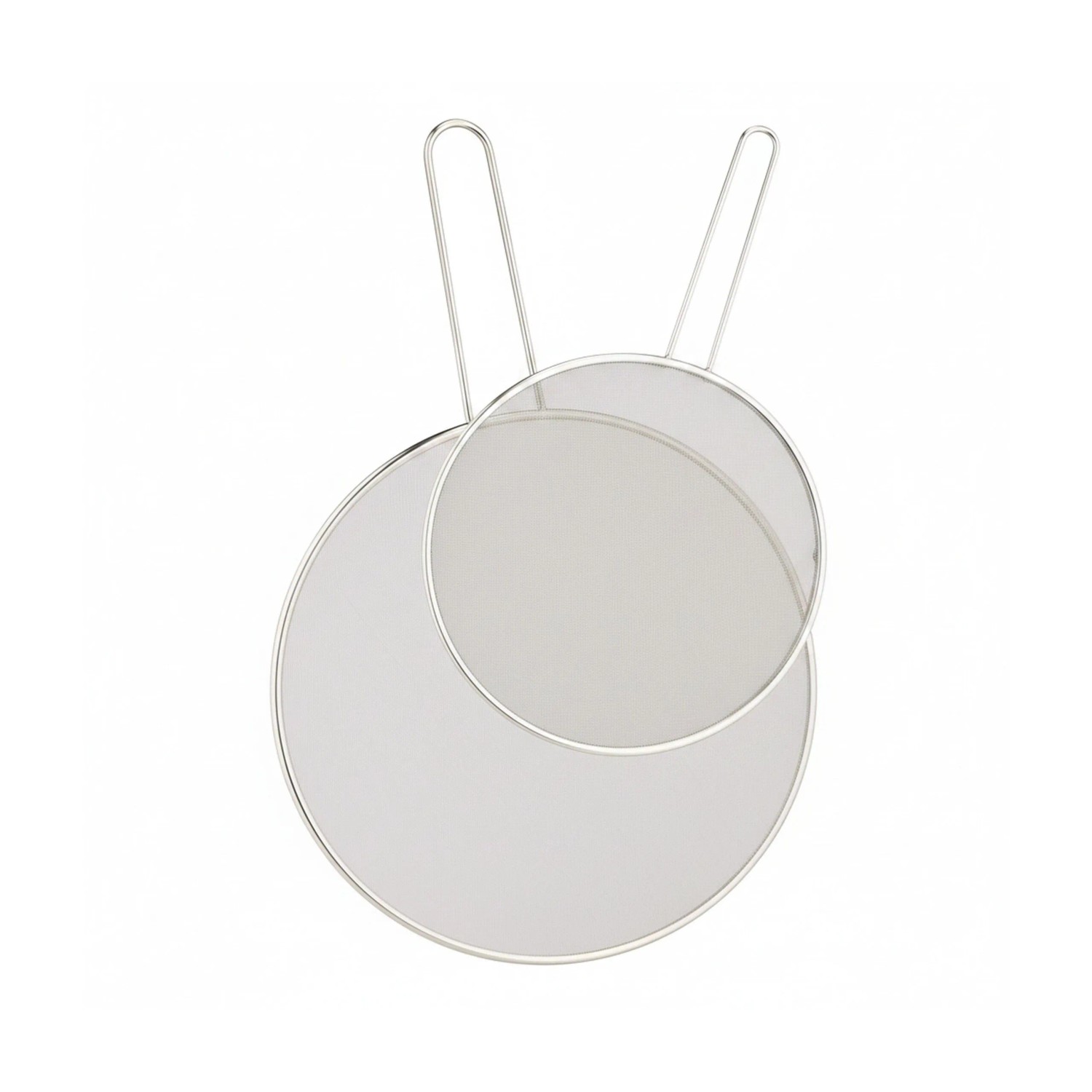 Relaxdays Fettspritzschutz Edelstahl Silber Spülmaschinengeeignet 2er Set 50 cm x 33 cm 41,5 cm x 25 cm