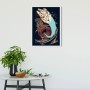 Star Wars Wandbild: Millennium Falke entkommt dem Weltraumwurm, 40x50 cm. Dekoratives Bild für Star Wars Fans.