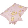 Bestlivings Kinderbettwäsche Bärchen Rosa (100x135 & 40x60 cm) mit Bärchen- und Sternenmuster.