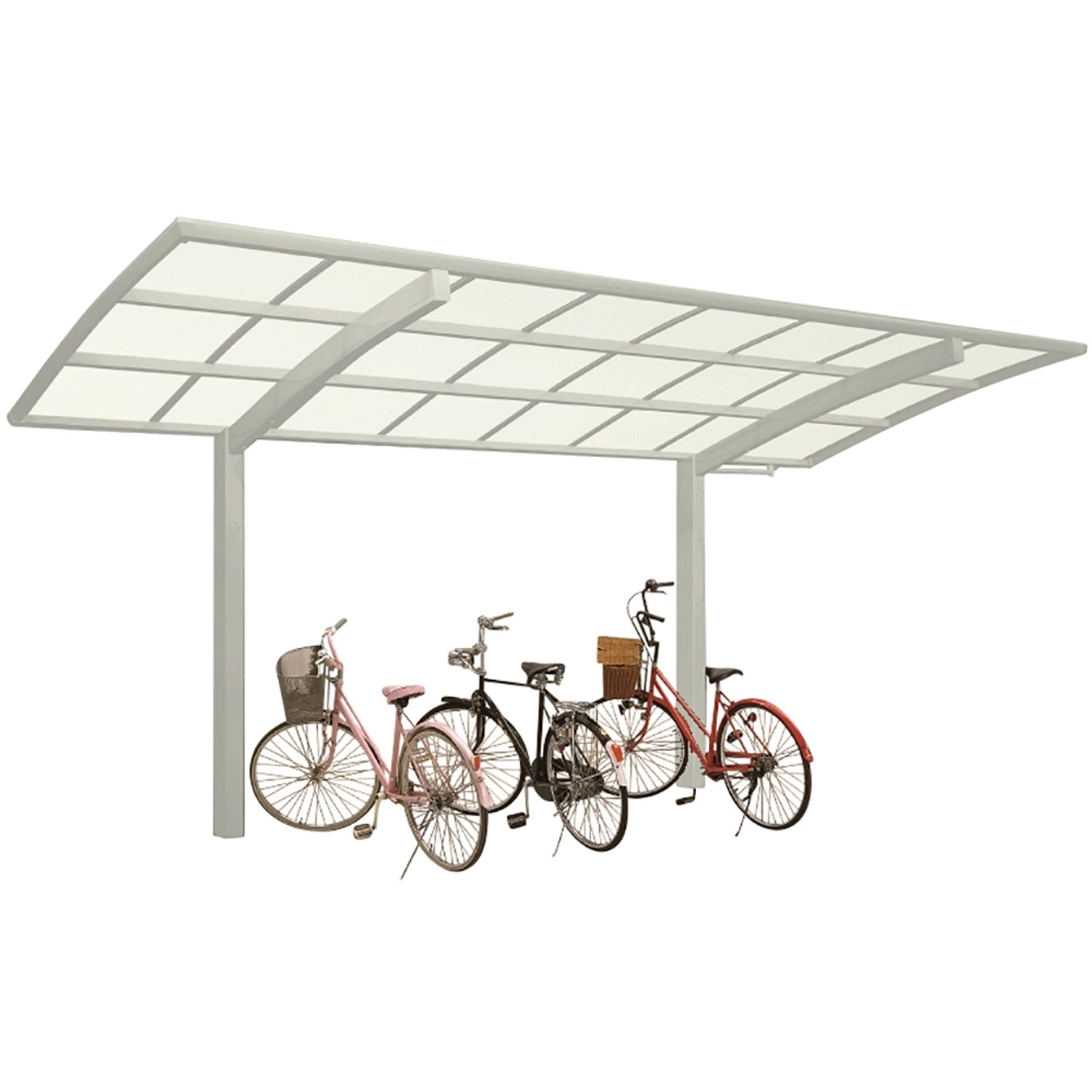 Ximax Carport Portoforte Mini Typ 60 Edelstahl-Look 201 x 495 cm Sonderfert günstig online kaufen