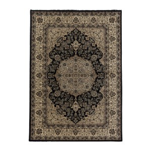 Ayyildiz Orientteppich Kashmir 2608, schwarz, 300x400 cm. Detailreiches, traditionelles Muster.