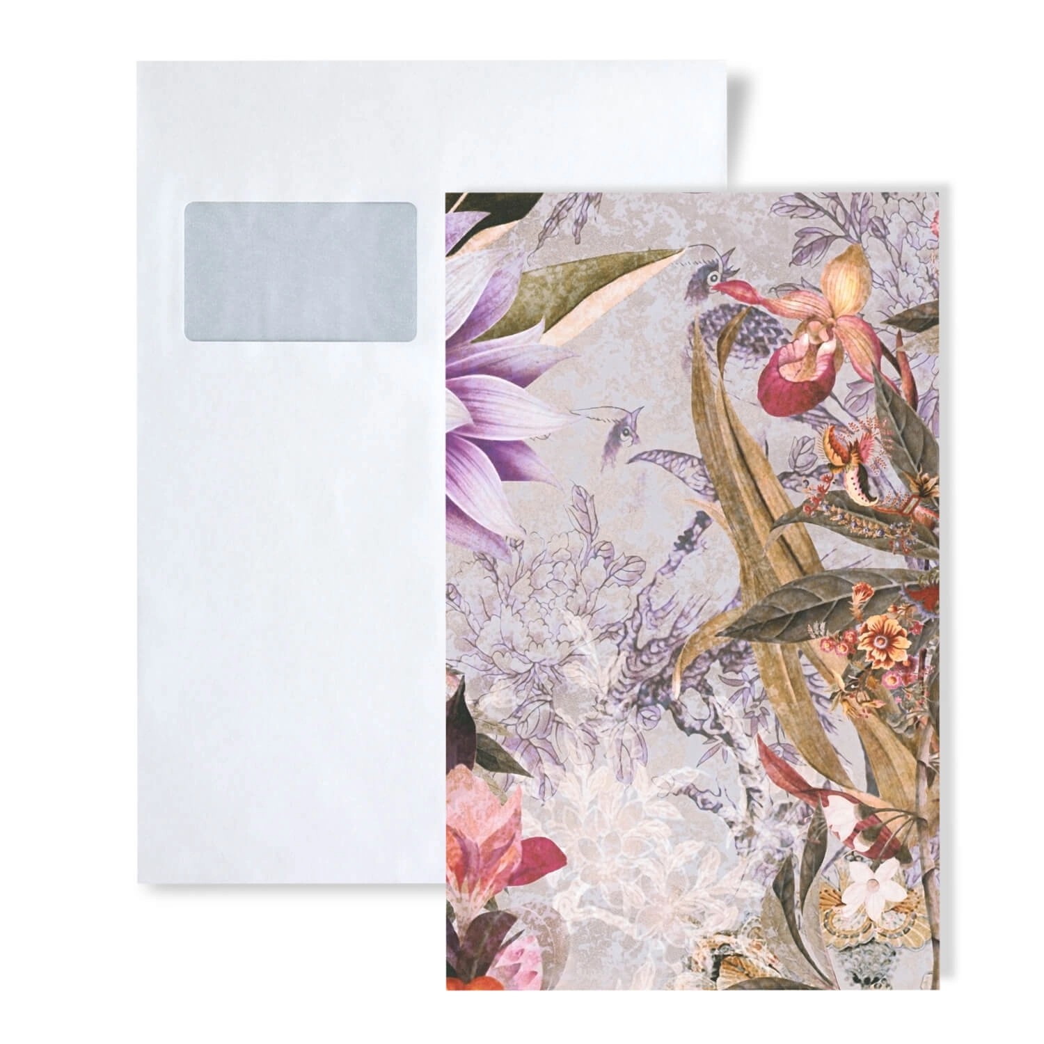 PROFHOME 1 MUSTERSTÜCK S-381773-GU DIN A4 MUSTER der Floralen Tapete günstig online kaufen