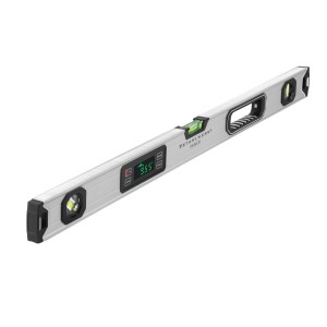 STAHLWERK Digital-Wasserwaage, 800 mm, Aluminium, mit LED-Display für präzises Messen.