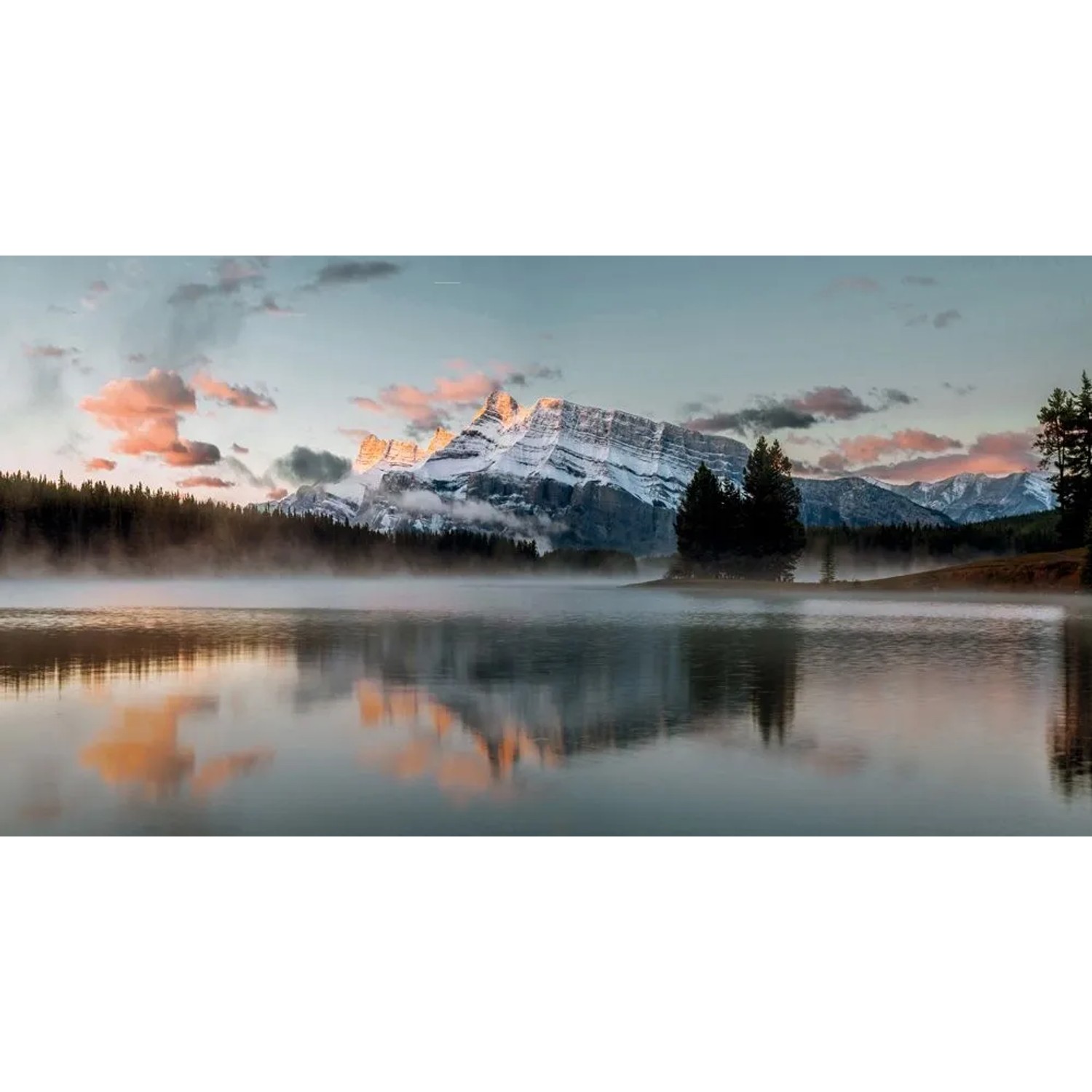 Art Universe Glasbilder Winterberge 80 x 150 cm