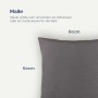 Bestlivings Kissenhülle Joy, 60x60 cm, grau. Dekokissen für Sofa, Bett oder Gartenmöbel.