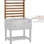 Dobar Rankgitter Magic Kubus 2.0, Bernstein, für Holz-Hochbeet Kubus 2.0.