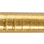 Vermessingter LUX Rundkopfstift, 2x20 mm, ideal für dekorative Befestigungen.
