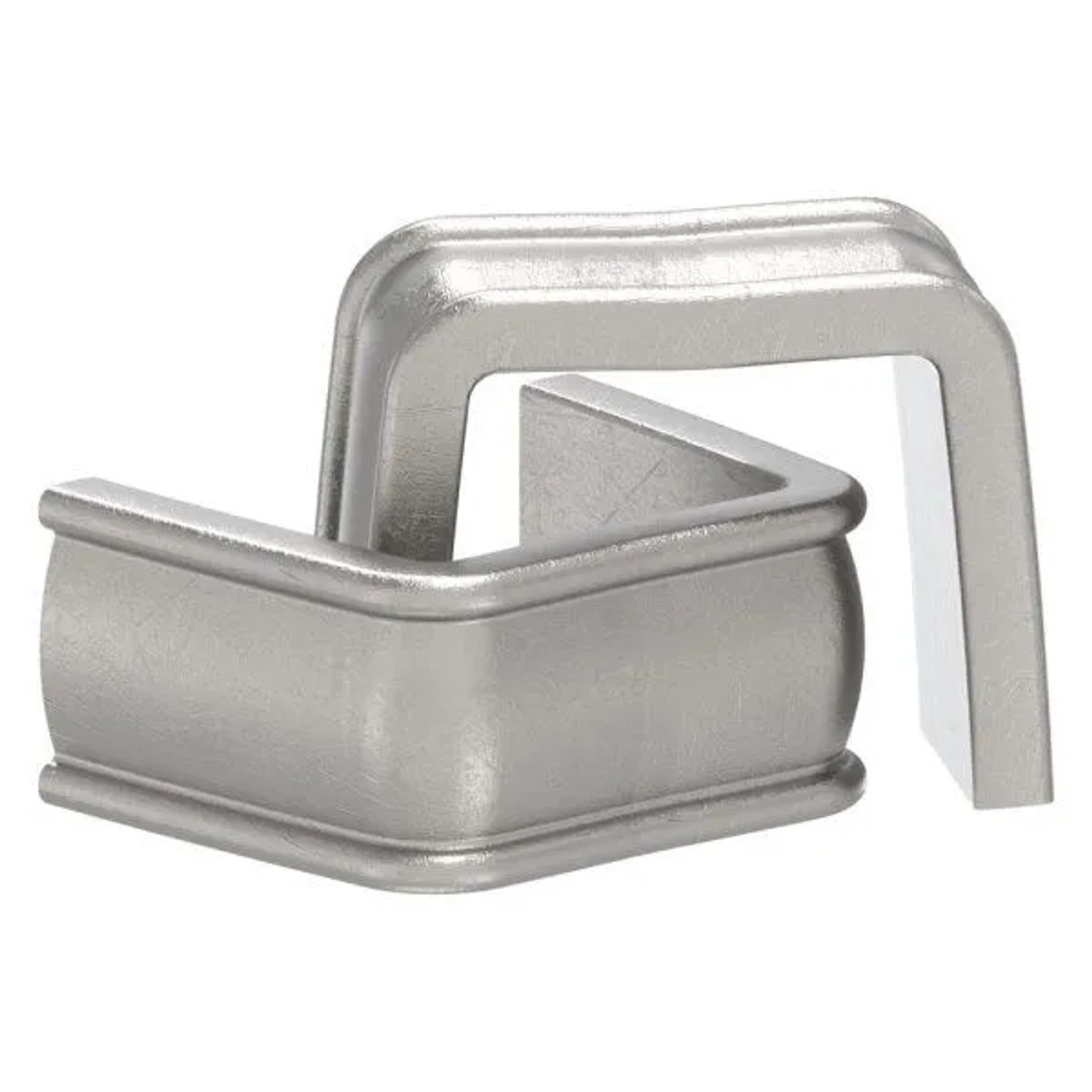 FeNau Bund 1 Stück Material 14x3 mm Innenmaß 21x22 mm Stahl Roh S235JR