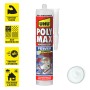 UHU Poly Max Montagekleber Power Transparent, 300g Kartusche. Starker, transparenter Kleber für viele Materialien.