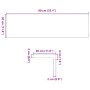 vidaXL Treppenstufen 4 Stk Hellbraun 90x30x2 cm Massivholz Eiche 3282961_11