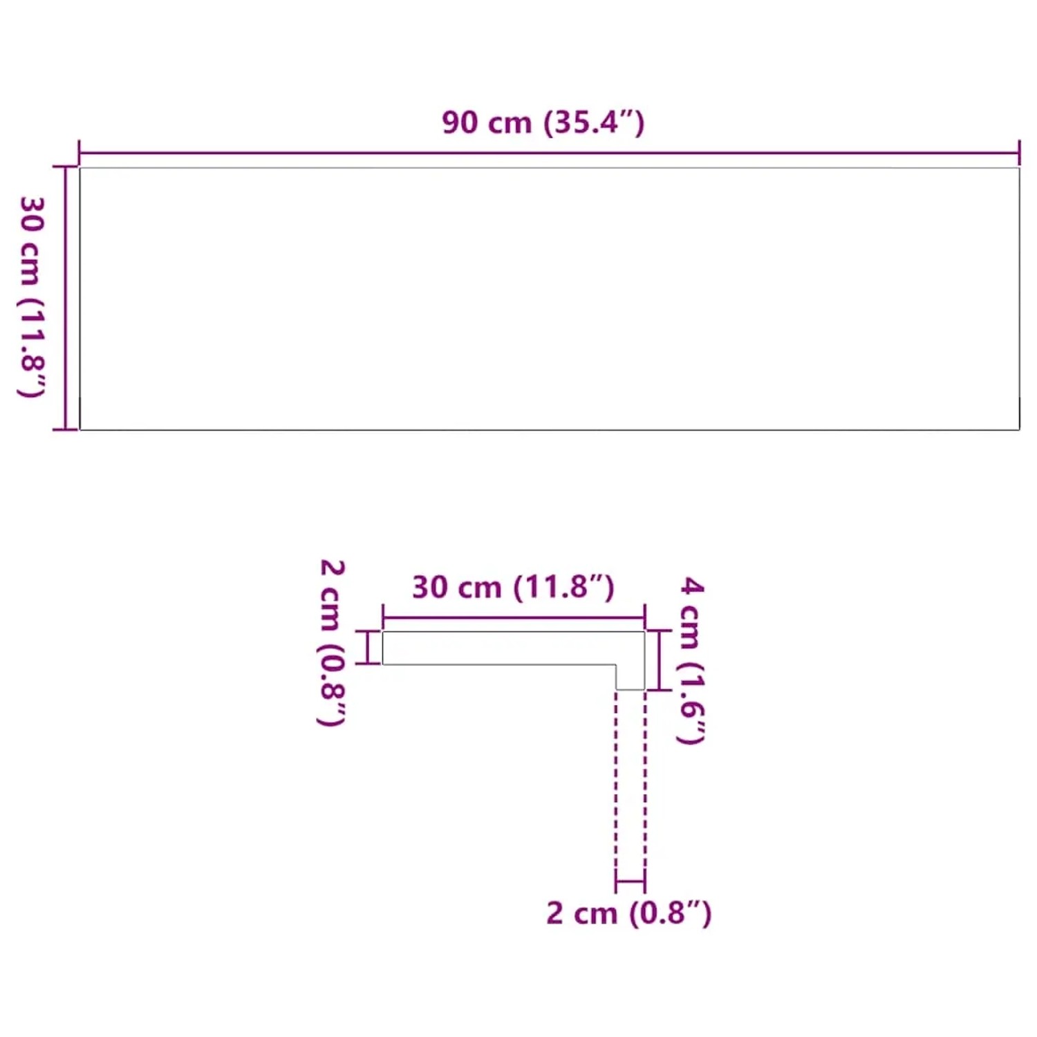 vidaXL Treppenstufen 4 Stk Hellbraun 90x30x2 cm Massivholz Eiche 3282961_11