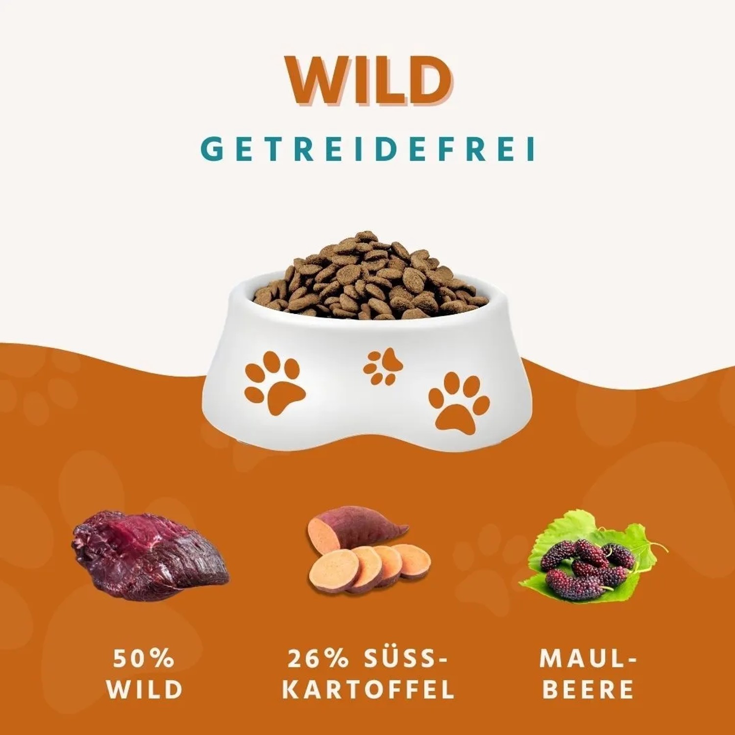 Wildfang Adult Trockenfutter mit Wild Getreidefrei 6 kg_3