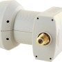 Schwaiger Sun Protect Single LNB, hellgrau, für SAT-Anlagen mit einem Teilnehmer.