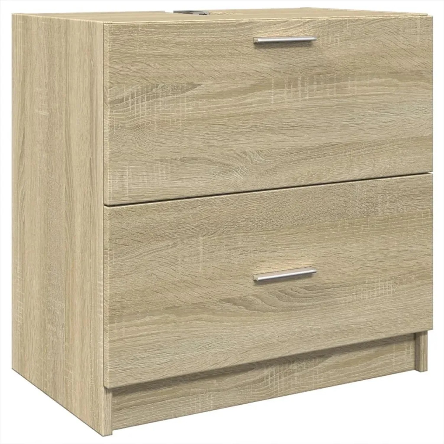vidaXL Waschbeckenunterschrank Sonoma-Eiche 59x37x59 cm Holzwerkstoff 84811 günstig online kaufen