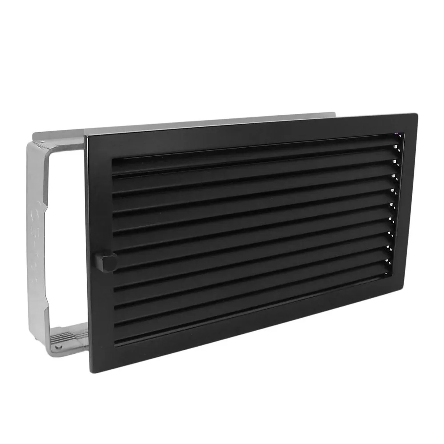 Häusler Warmluftgitter WG 4523 S Lüftungsgitter Schwarz 450 x 230mm Abluftgitter