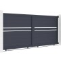 Casanoov Schiebetor Cimone, 3,5 m breit, aus Aluminium mit Motorisierung.