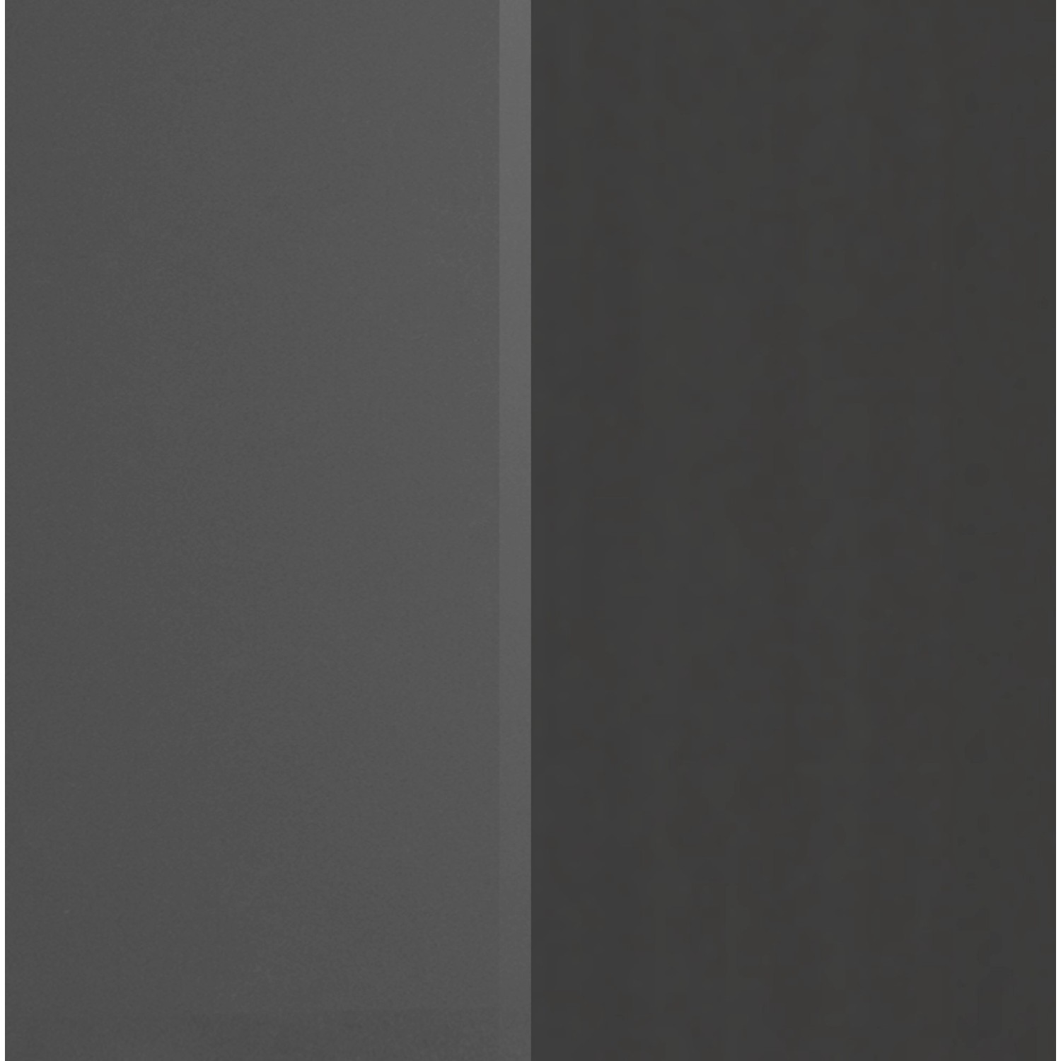 Held Möbel Küchen-Eckschrank Mailand, 110 cm, Hochglanz Graphit. Detailansicht der Oberfläche.