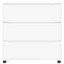 vidaXL Aufbewahrungsschrank Weiß 80 x 31 x 81 cm Holzwerkstoff 888847_8