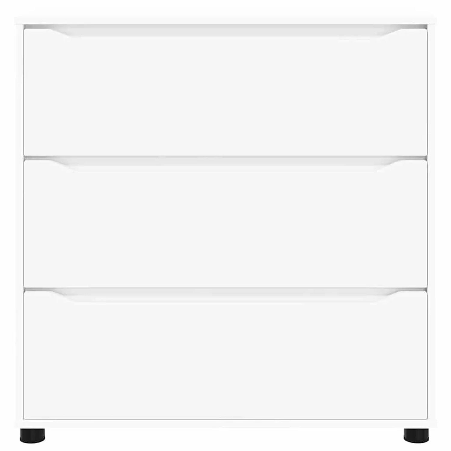 vidaXL Aufbewahrungsschrank Weiß 80 x 31 x 81 cm Holzwerkstoff 888847_8