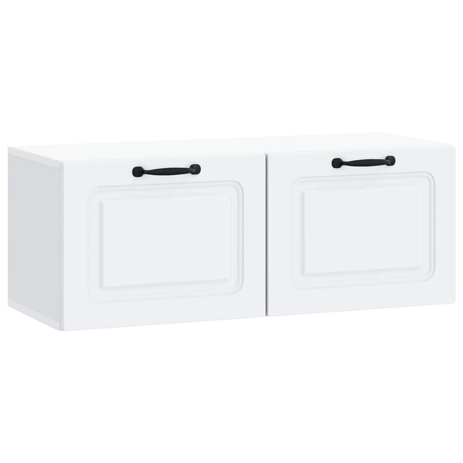 vidaXL Wandmontierter TV-Schrank Weiß 78,5 x 31 x 30 cm Holzwerkstoff 899395