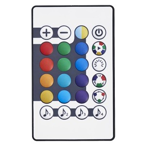 Fernbedienung für Osram LED-Streifen Flex Audio Voice zur Steuerung von Farbe und Musik.