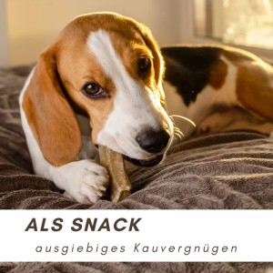 Supravit Rinderkopfhaut für Hunde als Kausnack