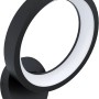Moderne Eglo LED-Wandleuchte Marghera-Z, 4-flammig, schwarz-weiß, für stimmungsvolle Beleuchtung.