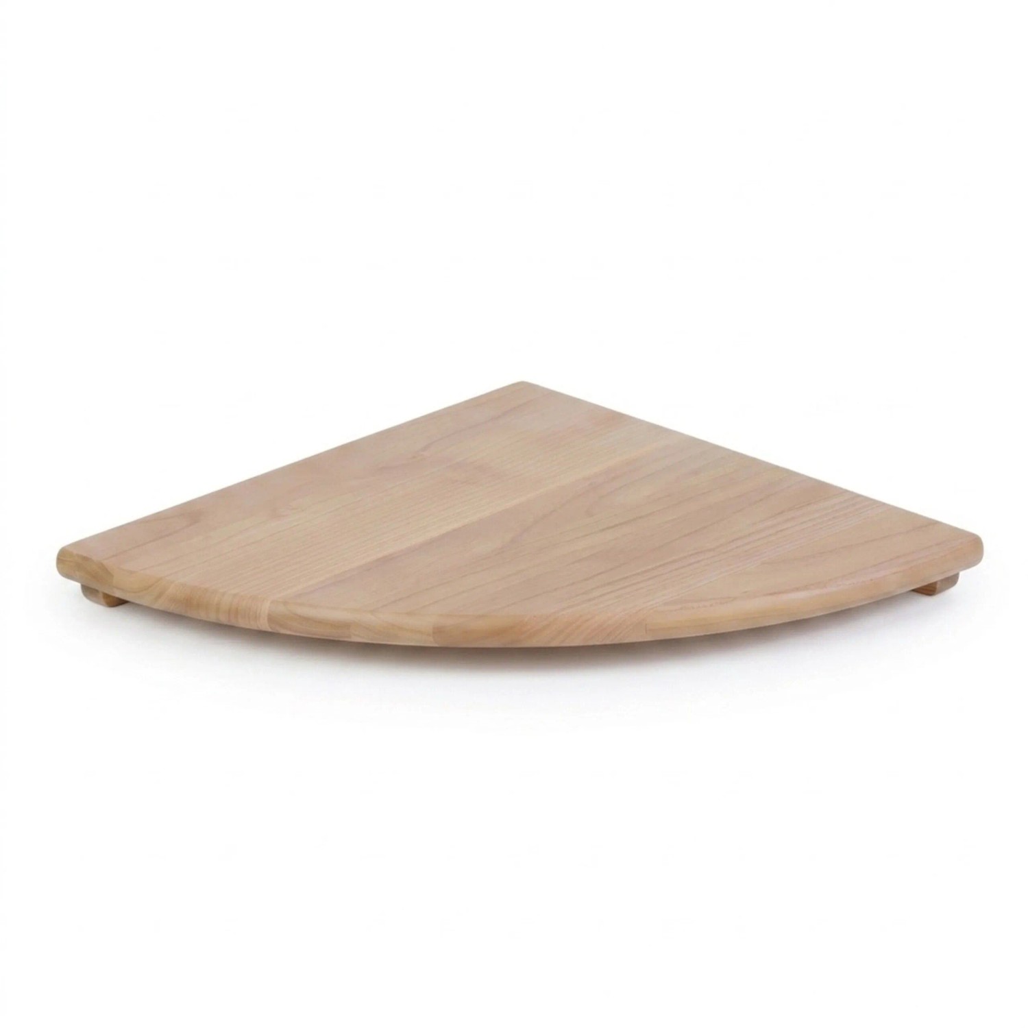 Relaxdays Wandeckregal Walnussholz Natur 3 cm x 30 cm x 30 cm