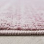 Detailaufnahme: Ayyildiz Kurzflorteppich Plus 8000 in Pink, 160x230 cm. Florstruktur und Farbe gut sichtbar.