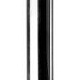 Verchromtes Hettich Tischbein, Ø 30 mm, 150 mm hoch. Möbelbein mit Montageplatte.