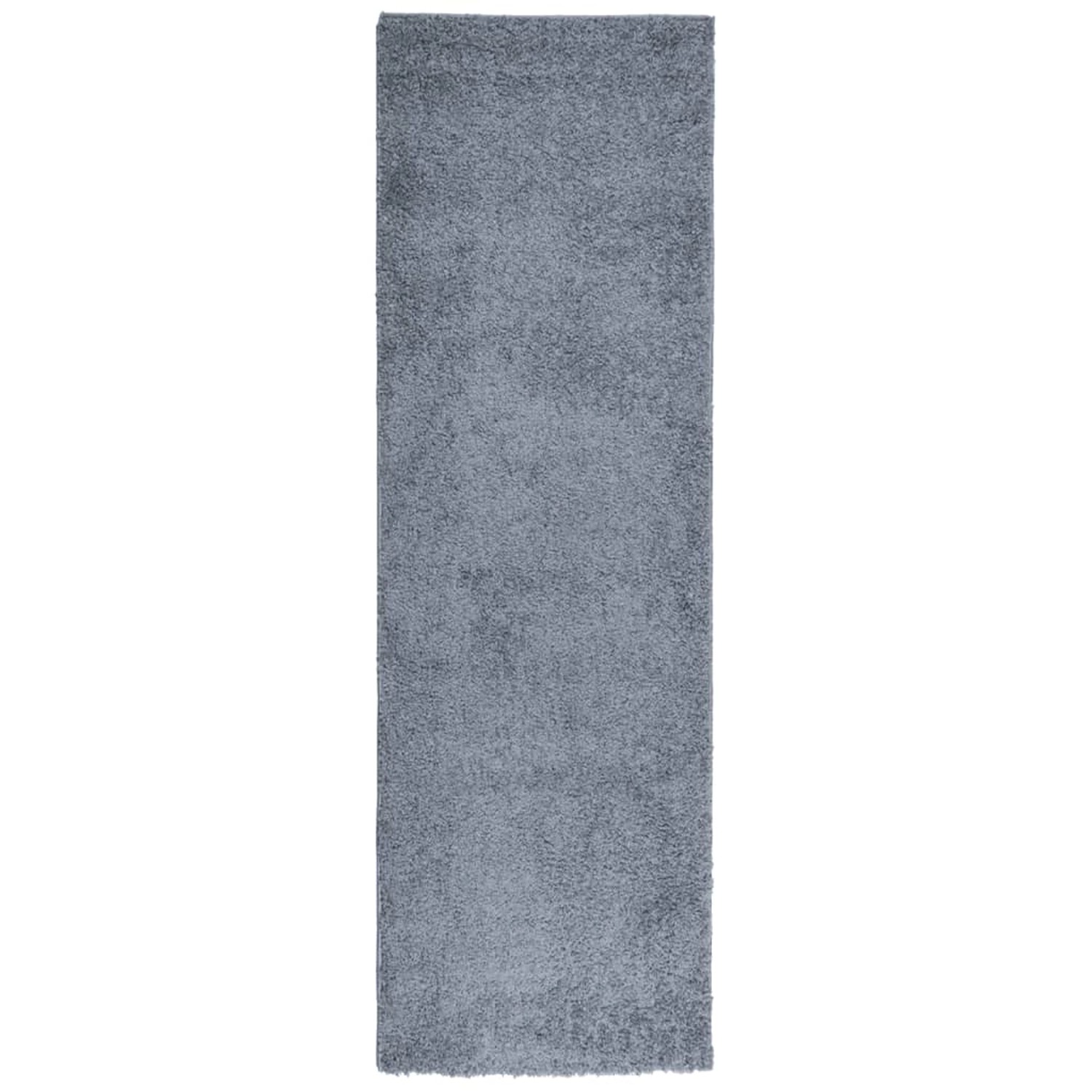 vidaXL Teppich Shaggy Hochflor Modern Blau 80x250 Cm 1954676 günstig online kaufen