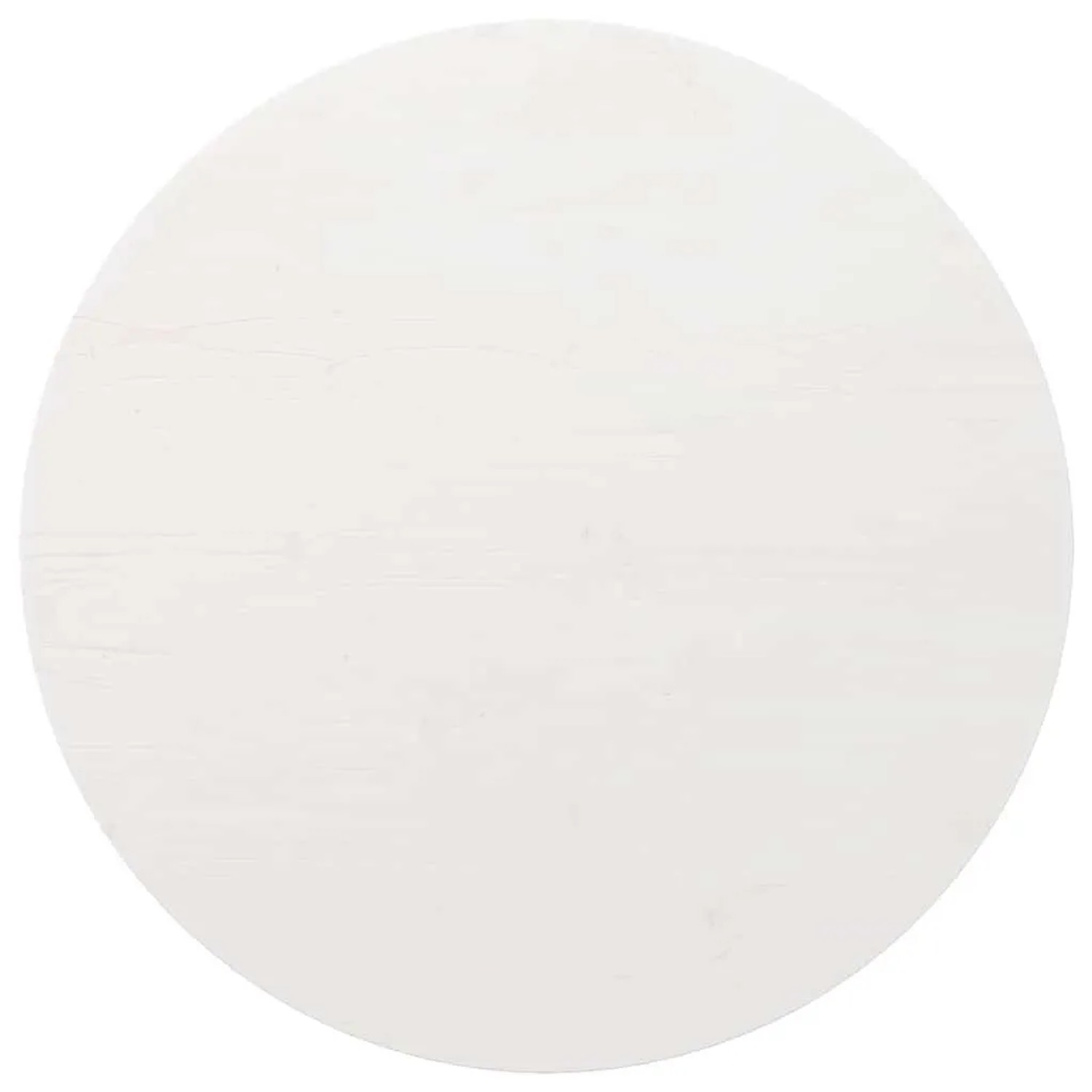 vidaXL Tischplatte Weiß Ø80x2,5 cm Massivholz Kiefer 813656